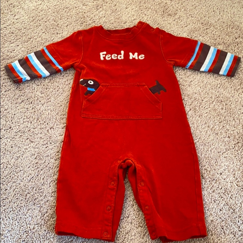 Gymboree long sleeved romper